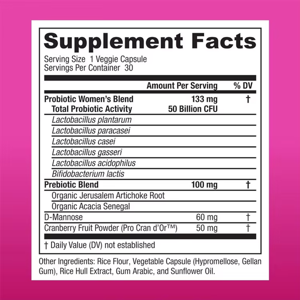 Private Logo Probiotic Prebiotic Capsules Digestive Enzyme Probiotics Supplements for Vaginal Health