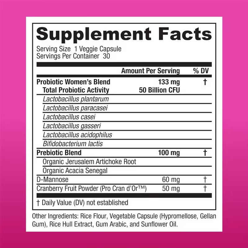 Private Logo Probiotic Prebiotic Capsules Digestive Enzyme Probiotics Supplements for Vaginal Health